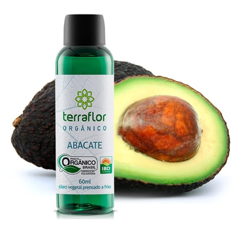 Óleo Vegetal Abacate Orgânico 60ml Terra Flor