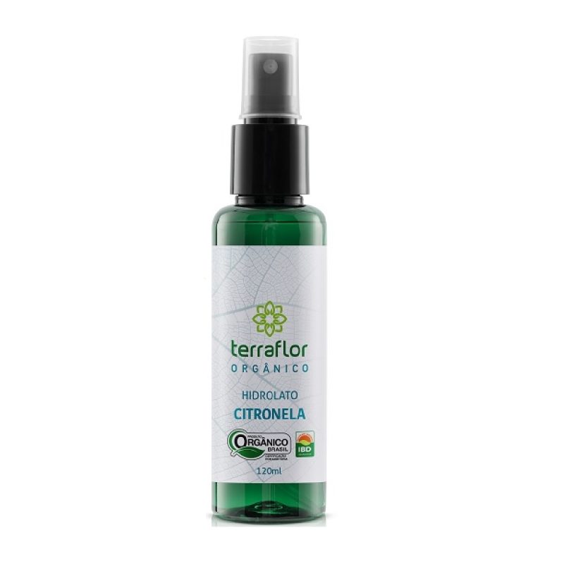 Hidrolato Orgânico de Citronela 120ml