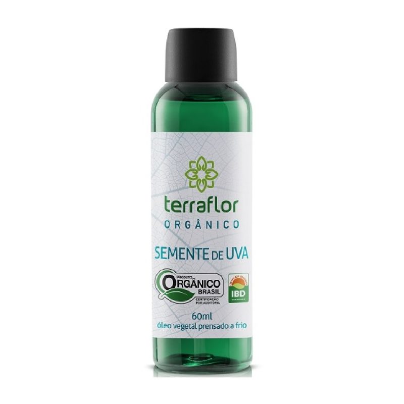 Óleo Vegetal Semente de Uva Organico 60ml