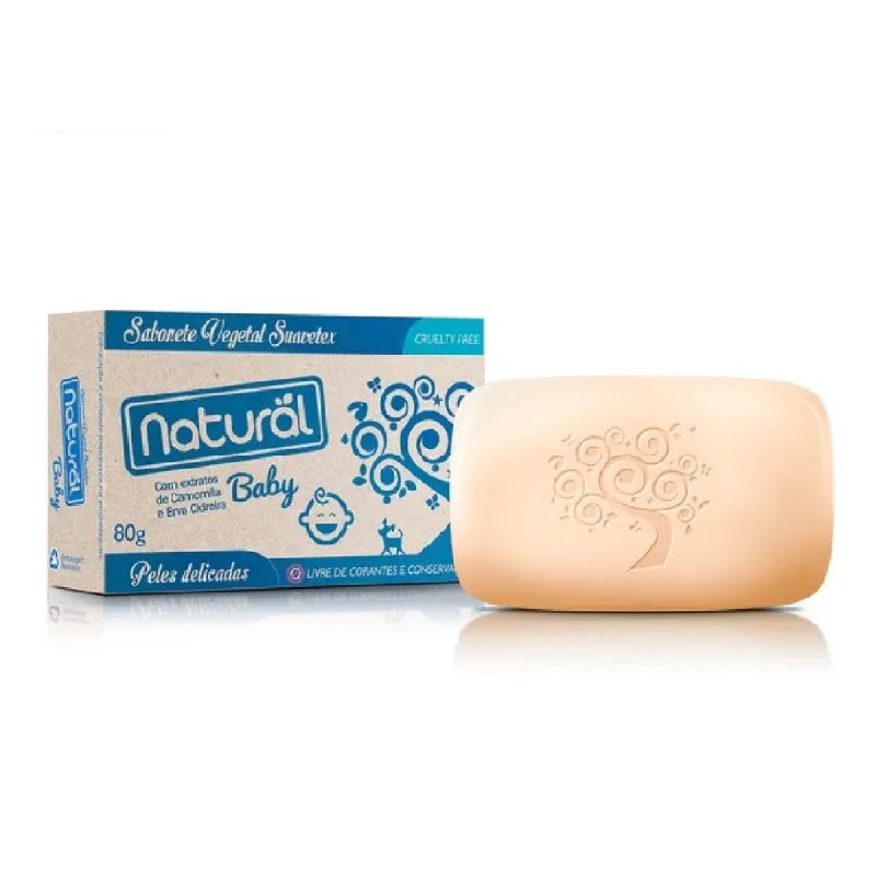 Sabonete Natural Baby Camomila Erva Cidreira 80g