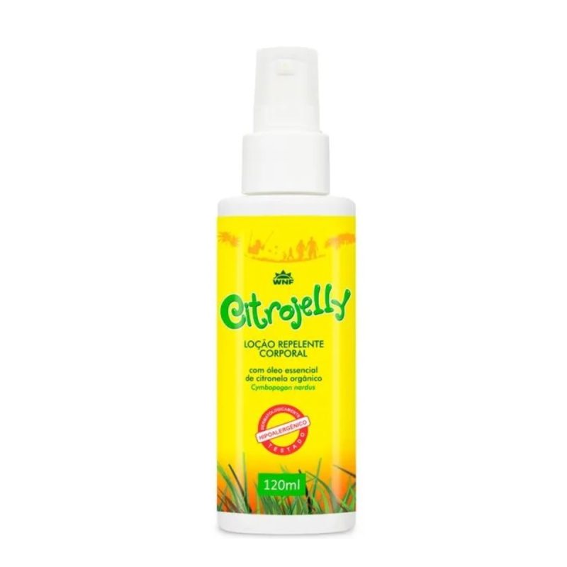 Loção Repelente Corporal Citrojelly 120ml WNF