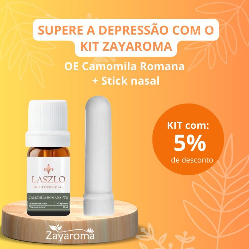 Kit Adeus Depressão (oe Camomila Romana 10% + Stick Nasal) - Image 4