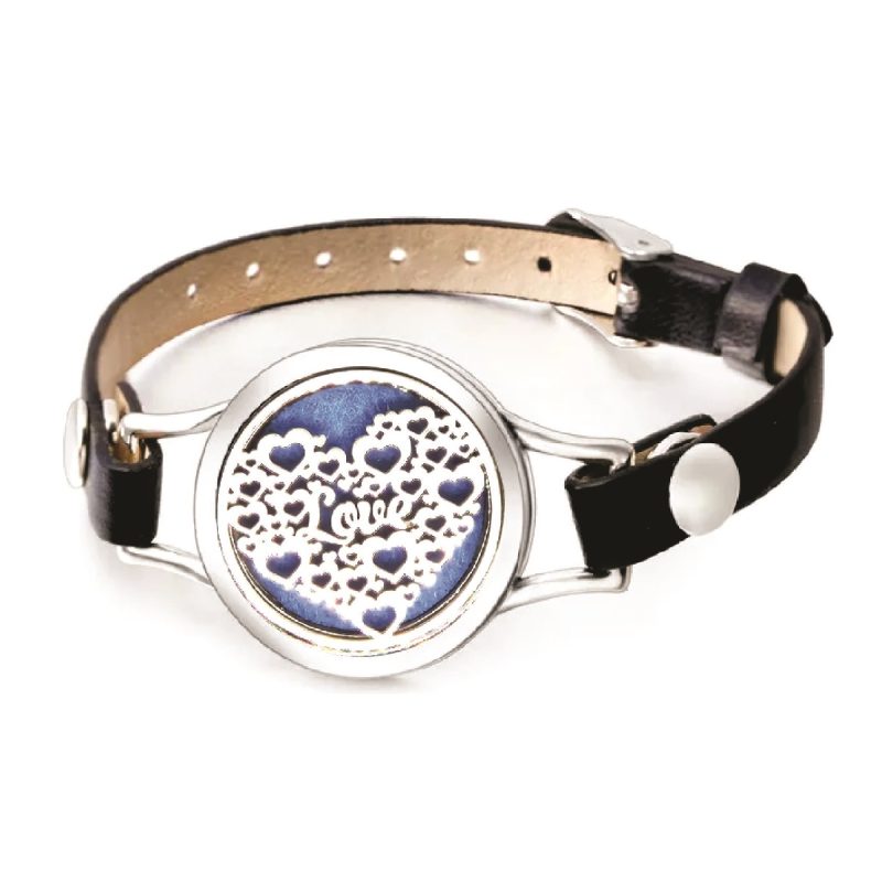 Pulseira Couro Eco Difusora Aromas