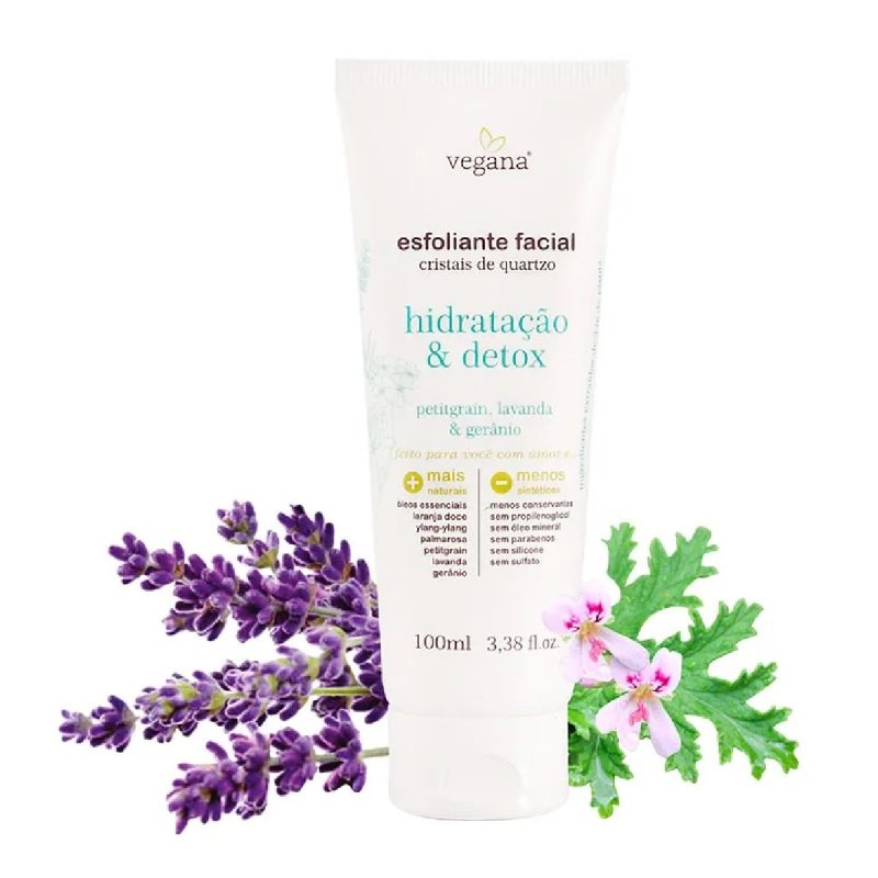 Esfoliante Facial Hidratação & Detox Vegana 100ml